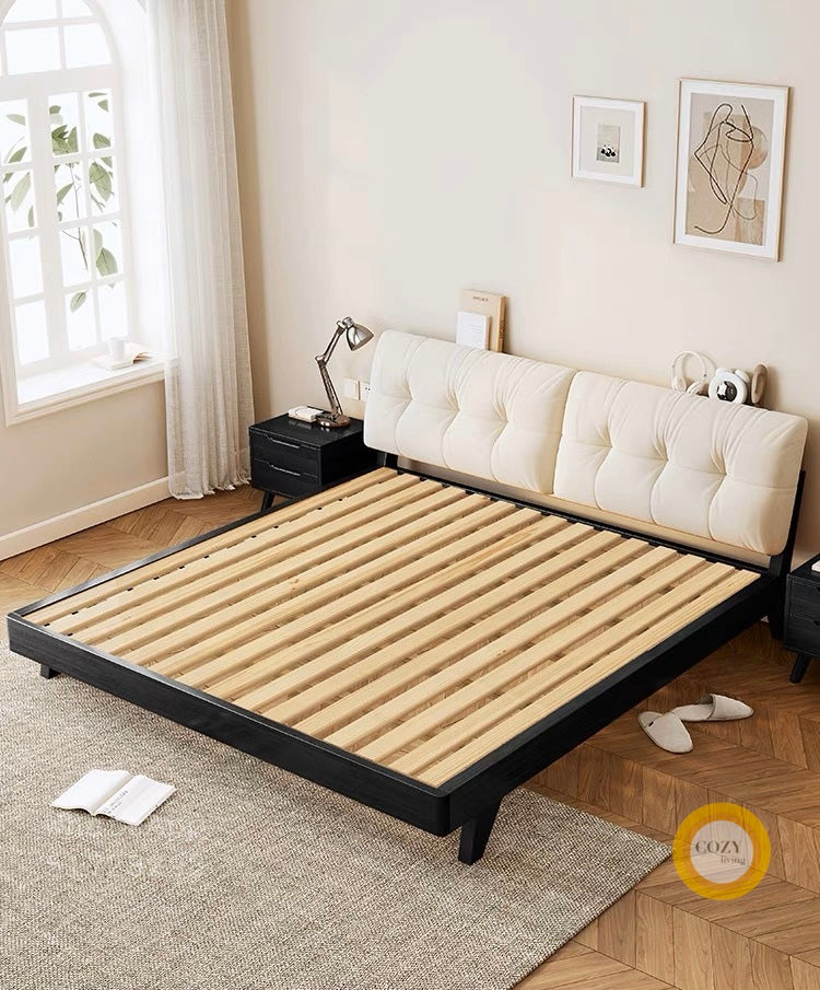 106 solid wood bed 