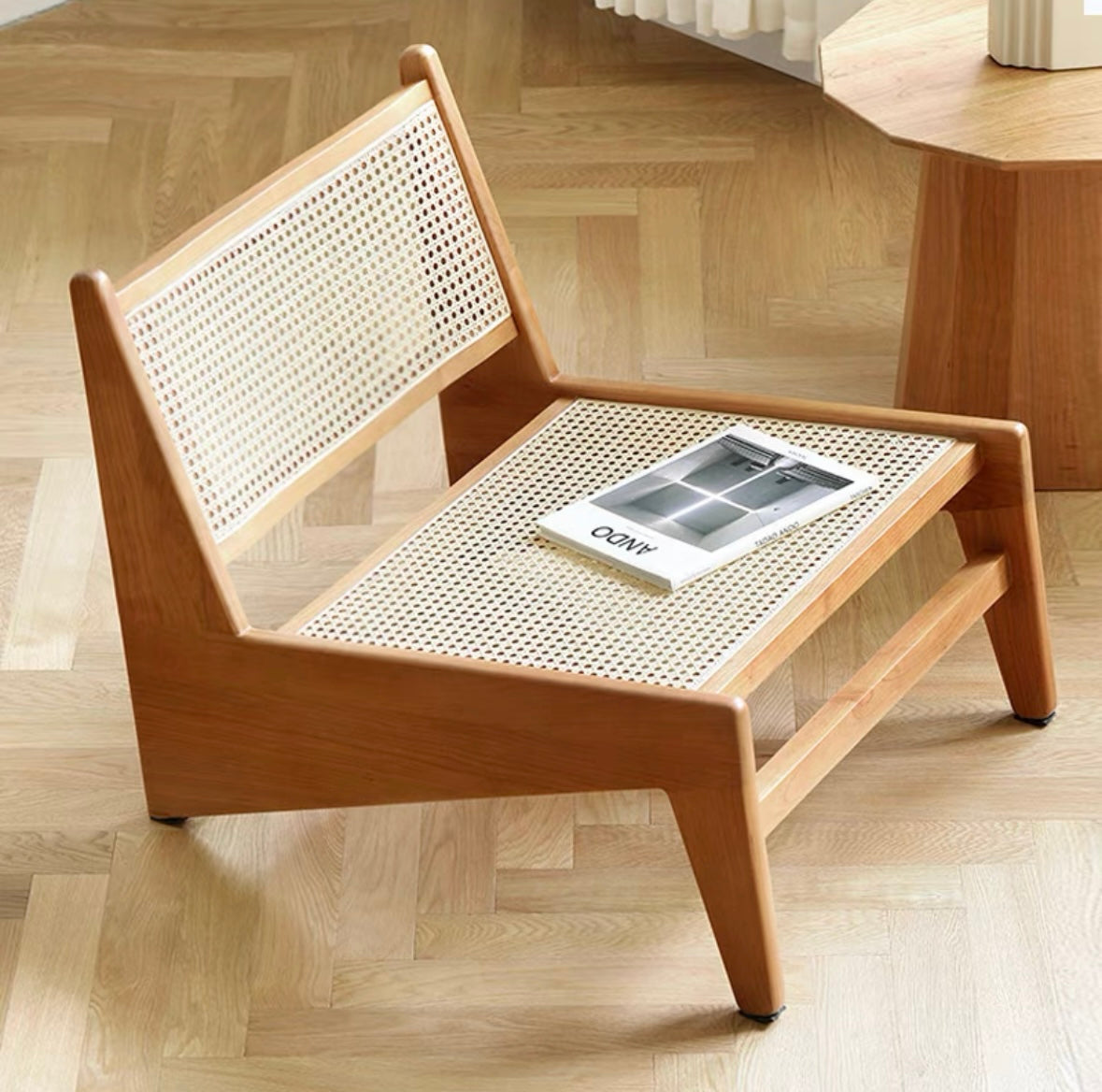 Decrescendo handmade rattan armchair 