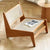 Decrescendo handmade rattan armchair 