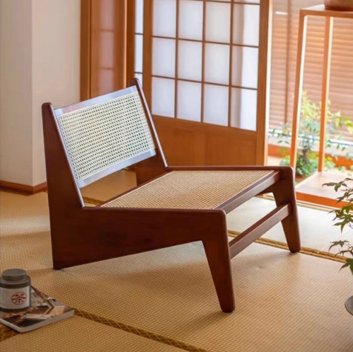 Decrescendo handmade rattan armchair 