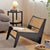 Decrescendo handmade rattan armchair 