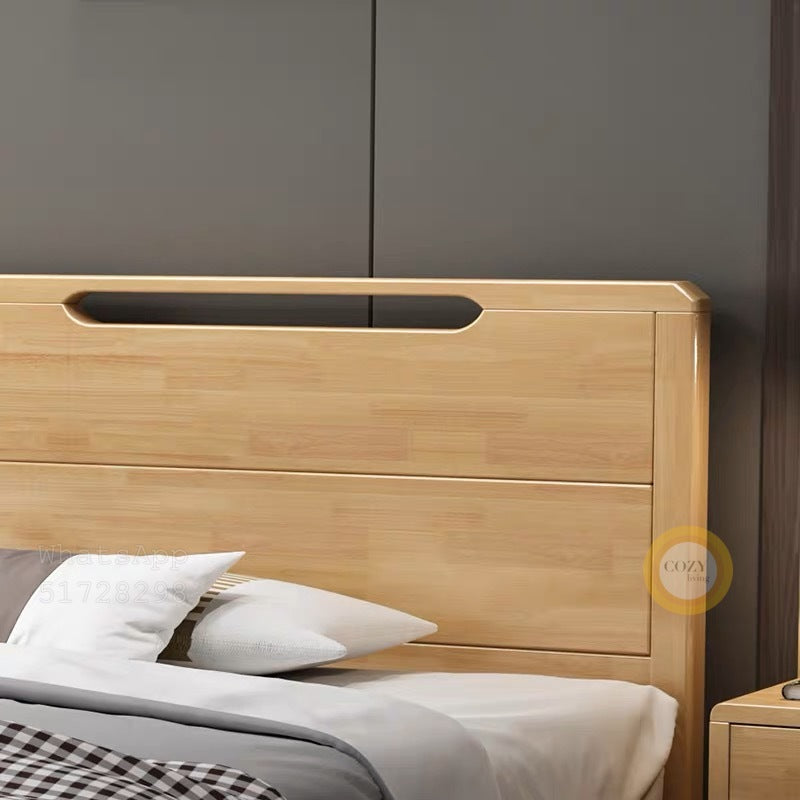 N003 solid wood bed 