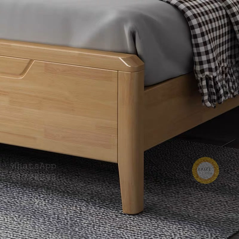 N003 solid wood bed 