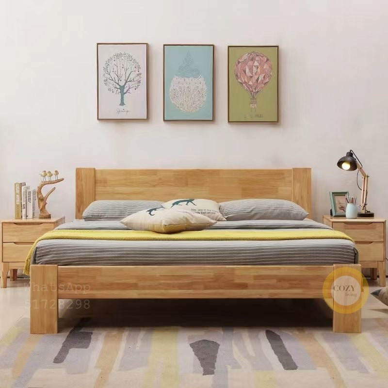YF-088 solid wood bed 