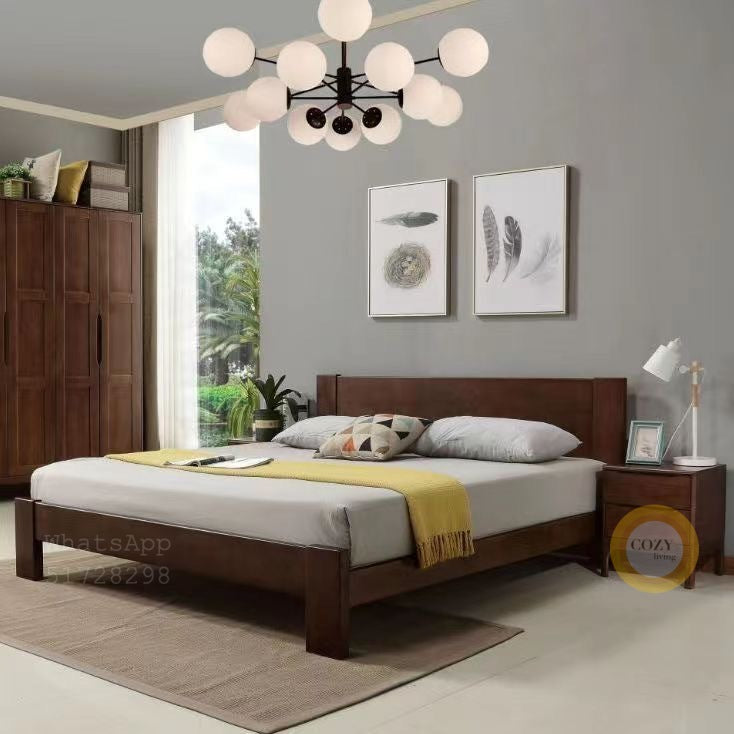 YF-088 solid wood bed 