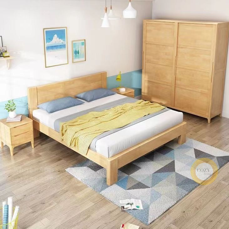 YF-088 solid wood bed 