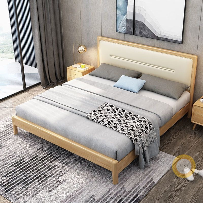 901 solid wood bed 