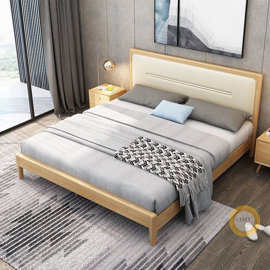 901 solid wood bed 
