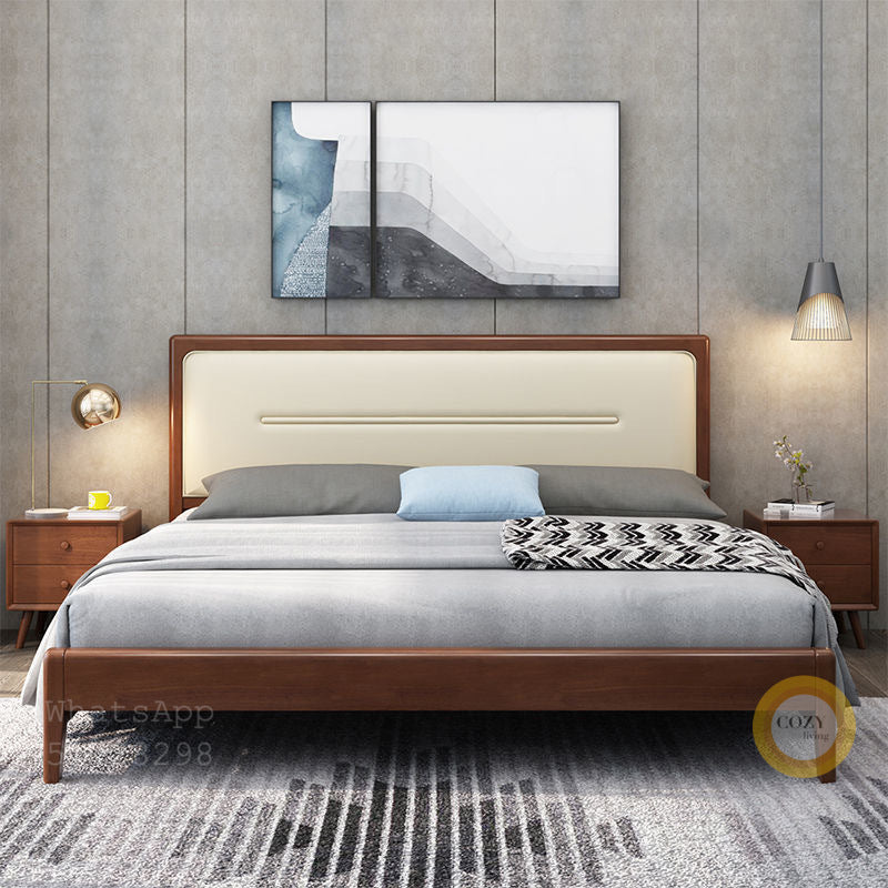 901 solid wood bed 