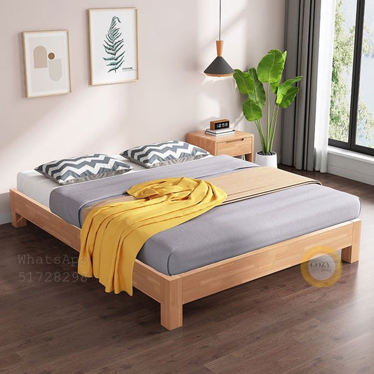 Tatami solid wood bed can be customized 