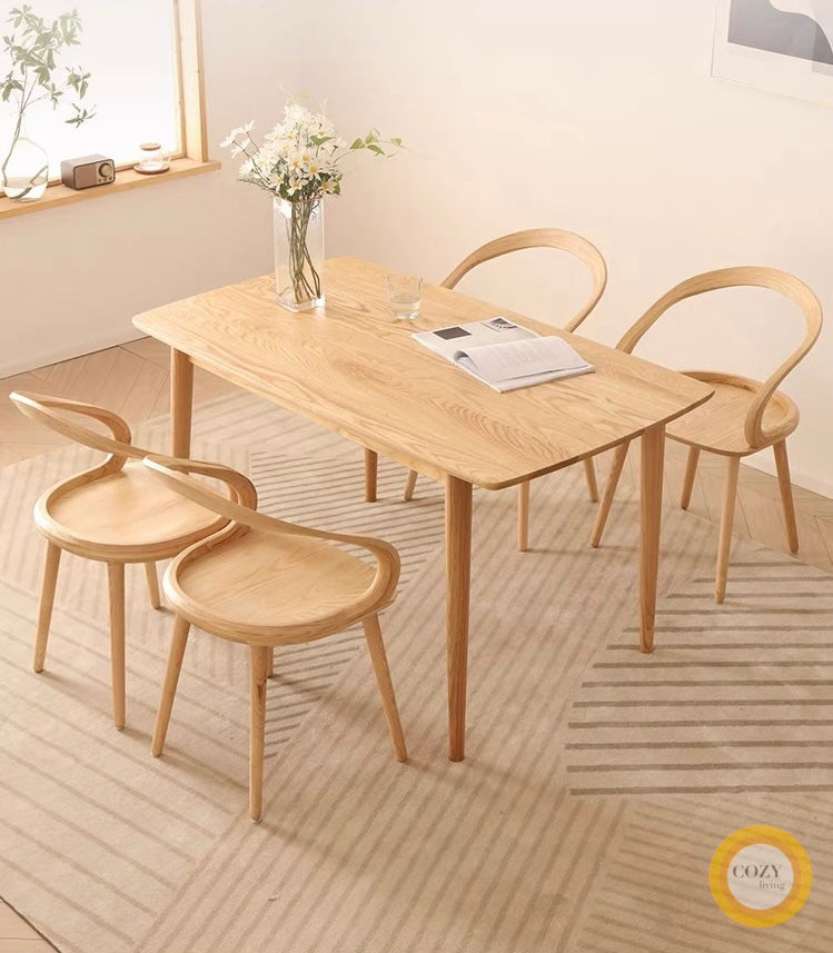 Ribbon solid wood chair 