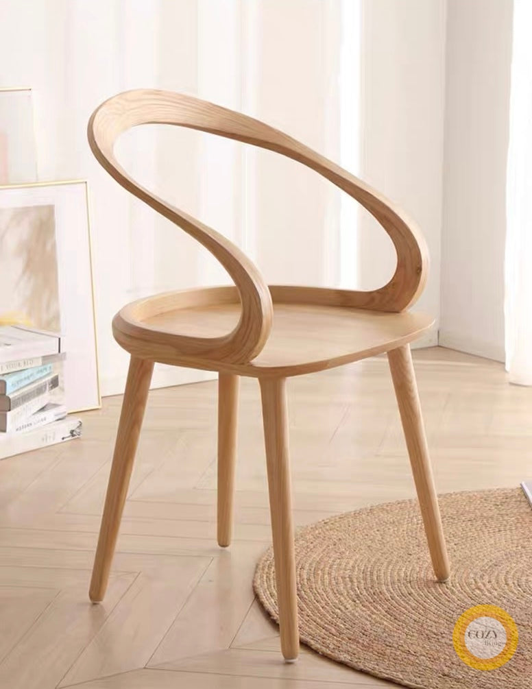 Ribbon solid wood chair 