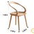 Ribbon solid wood chair 