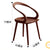 Ribbon solid wood chair 
