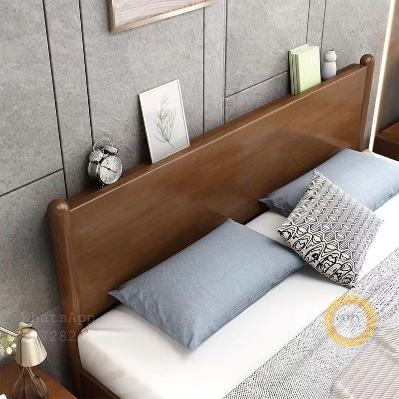 W12 Nordic solid wood bed 