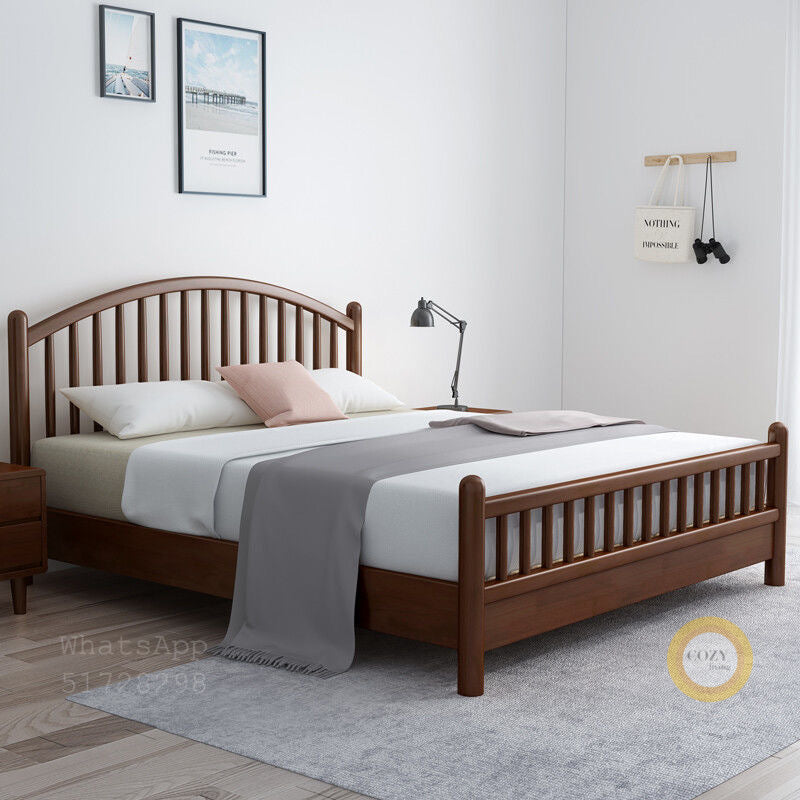 108A Nordic solid wood bed 