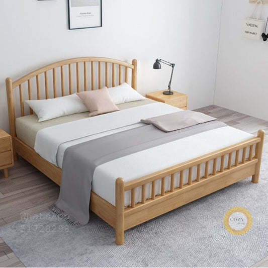 108A Nordic solid wood bed 