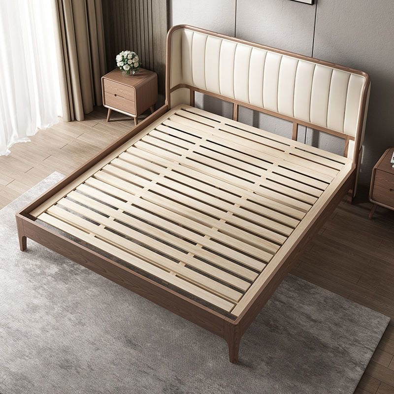 YF-2116 piano key solid wood bed 