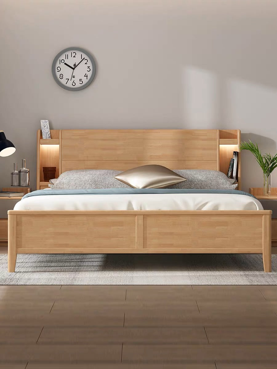 YF-1102 solid wood bed 