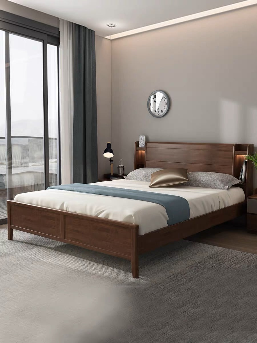 YF-1102 solid wood bed 