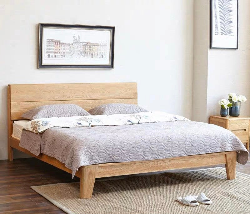 YF-102 Japanese solid wood bed 