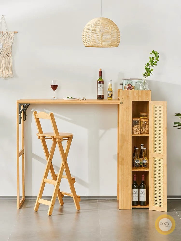 rattan bar