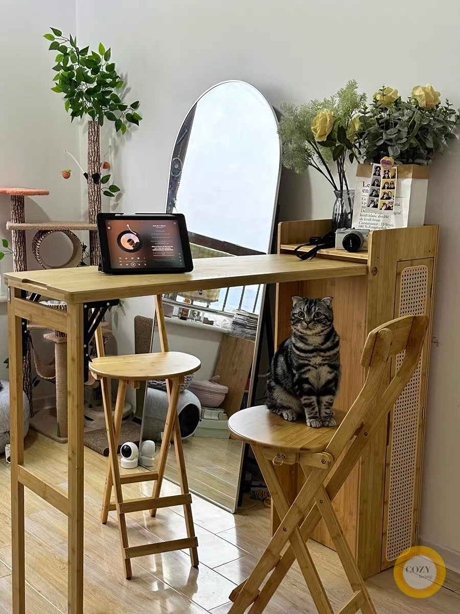 rattan bar