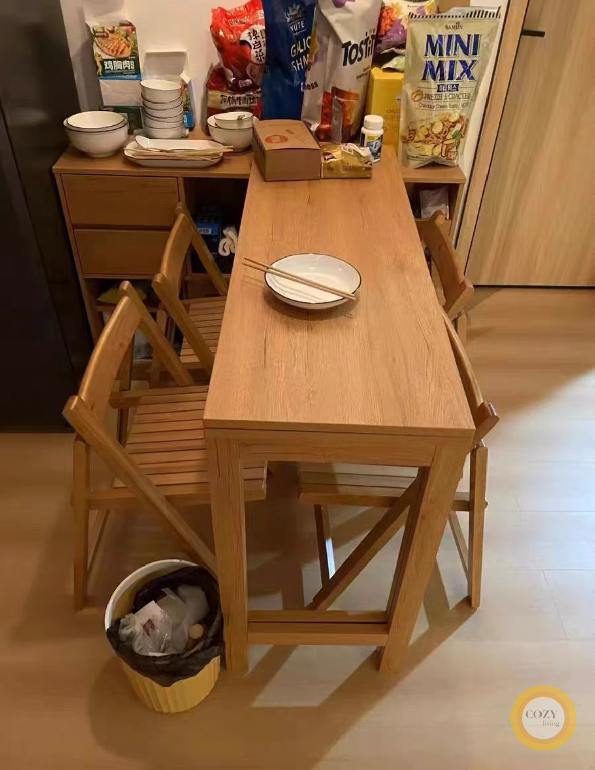 Folding dining table 4