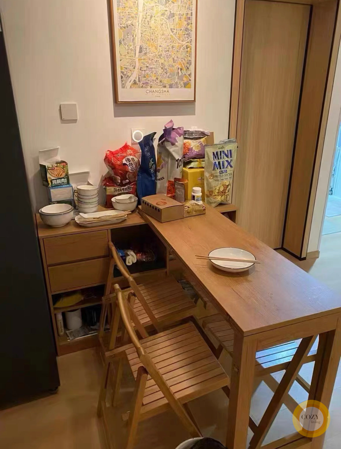 Folding dining table 4