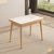 Solid wood folding dining table 2 