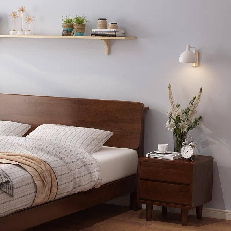 107 solid wood bed 