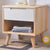 W21 solid wood bedside table 