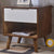 W21 solid wood bedside table 