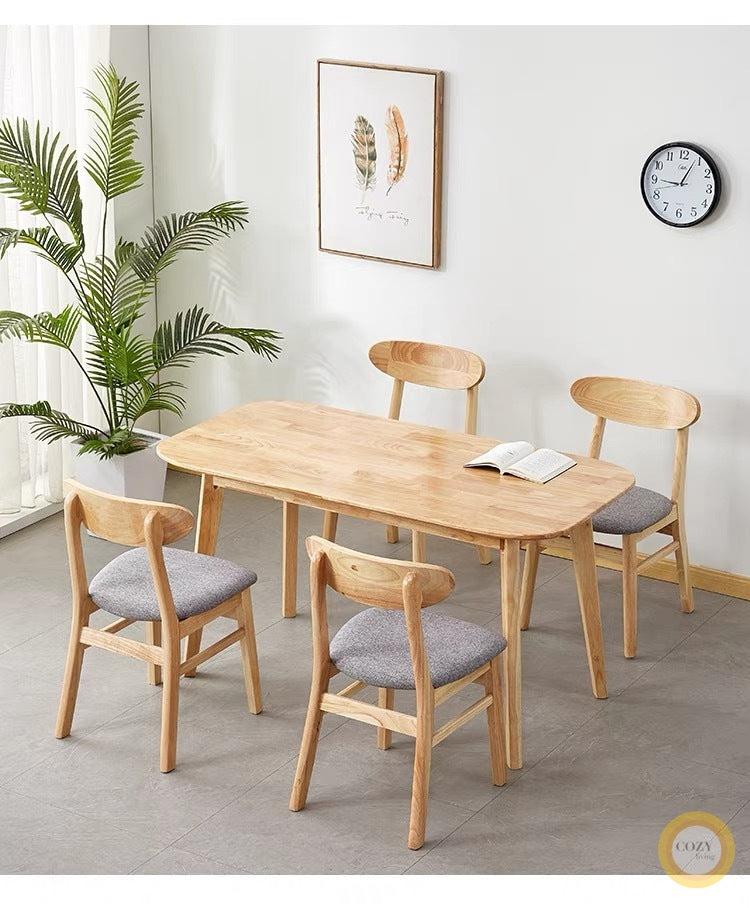 solid wood dining table 