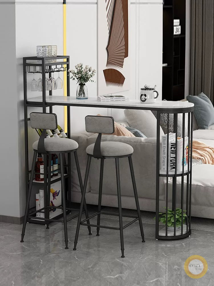 Light luxury marble bar