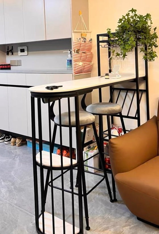 Light luxury marble bar