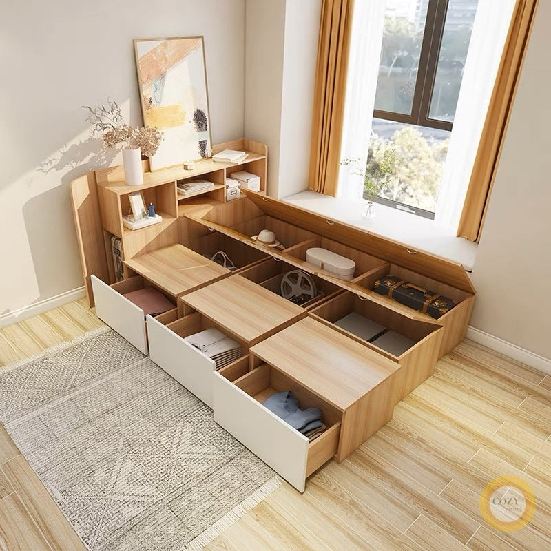 Tatami floor modular bed 