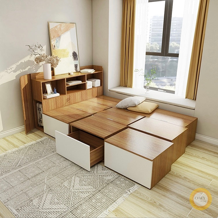 Tatami floor modular bed 