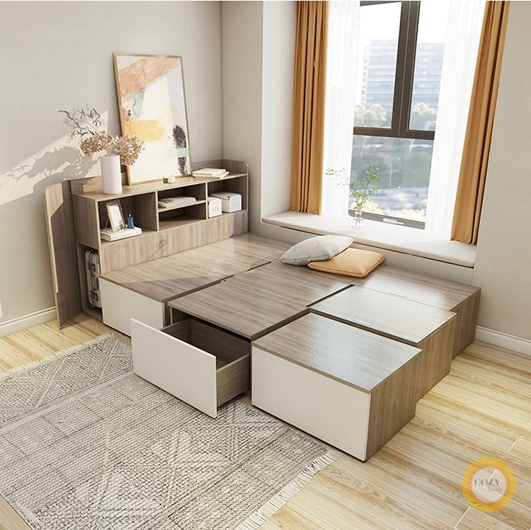 Tatami floor modular bed 