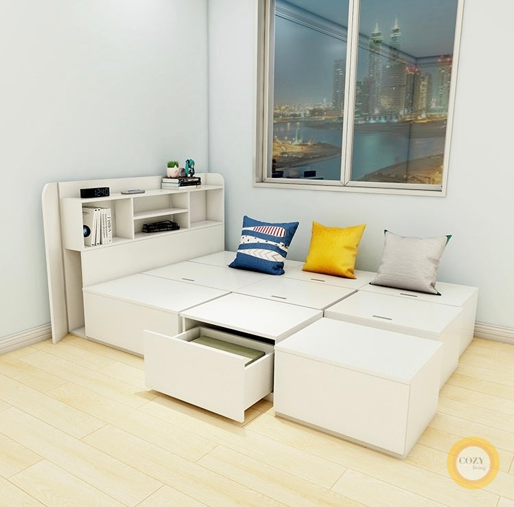Tatami floor modular bed 