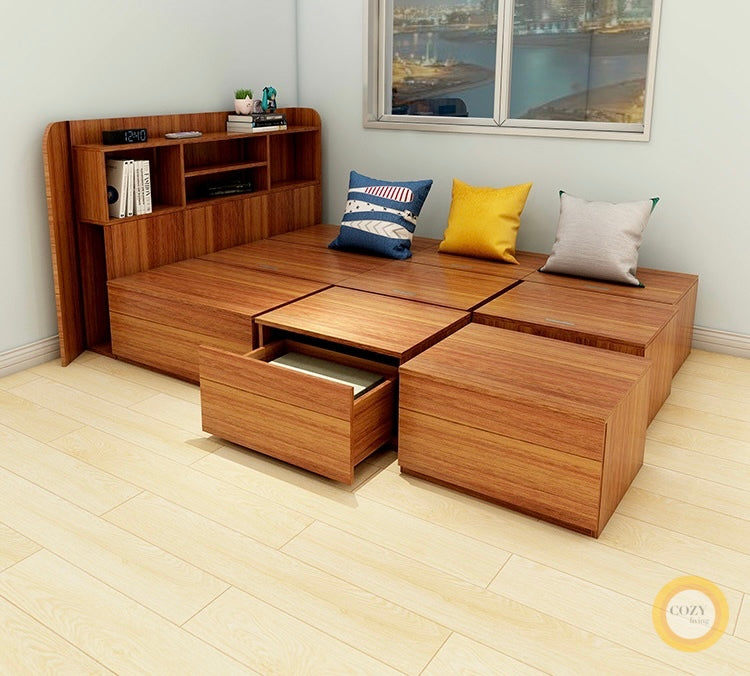 Tatami floor modular bed 