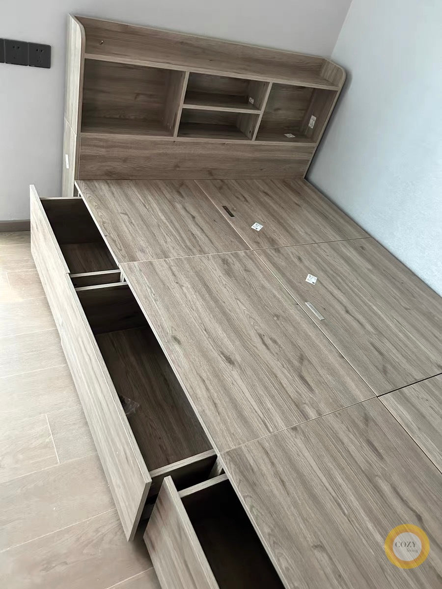 Tatami floor modular bed 