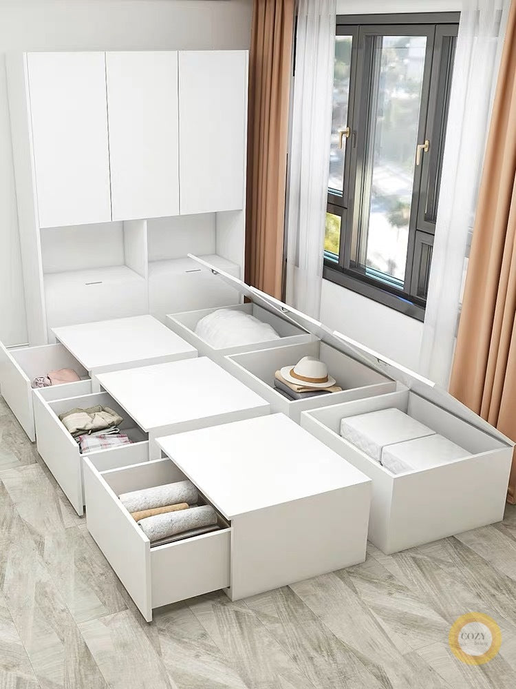 Tatami floor modular bed 