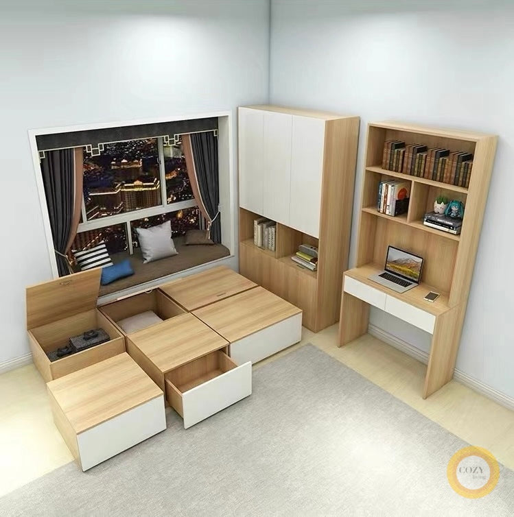 Tatami floor modular bed 