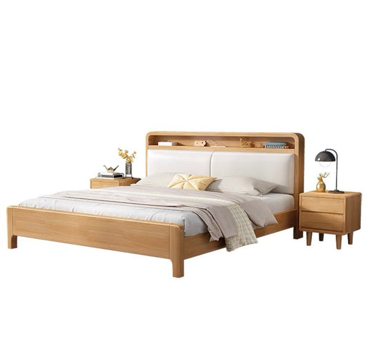 W907 solid wood bed 