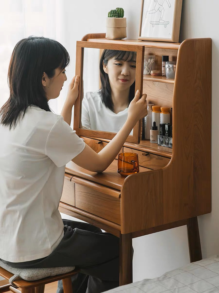 Solid wood dressing table D098 