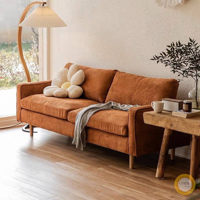 FÖRTE Nordic style corduroy sofa