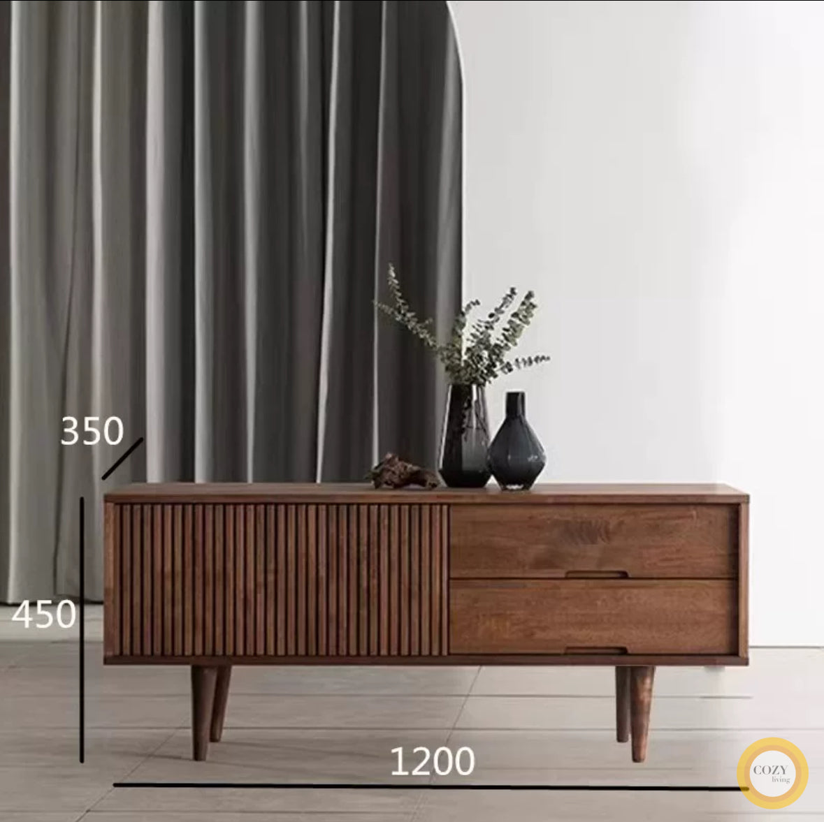𝐙𝟎𝟒𝟖 Japanese style Chiba sliding door TV cabinet solid wood𝐭𝐯 𝐜𝐚𝐛𝐢𝐧𝐞𝐭 