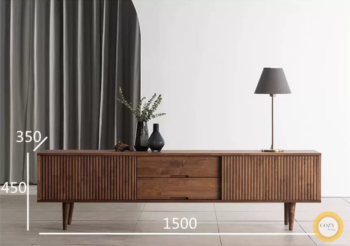 𝐙𝟎𝟒𝟖 Japanese style Chiba sliding door TV cabinet solid wood𝐭𝐯 𝐜𝐚𝐛𝐢𝐧𝐞𝐭 
