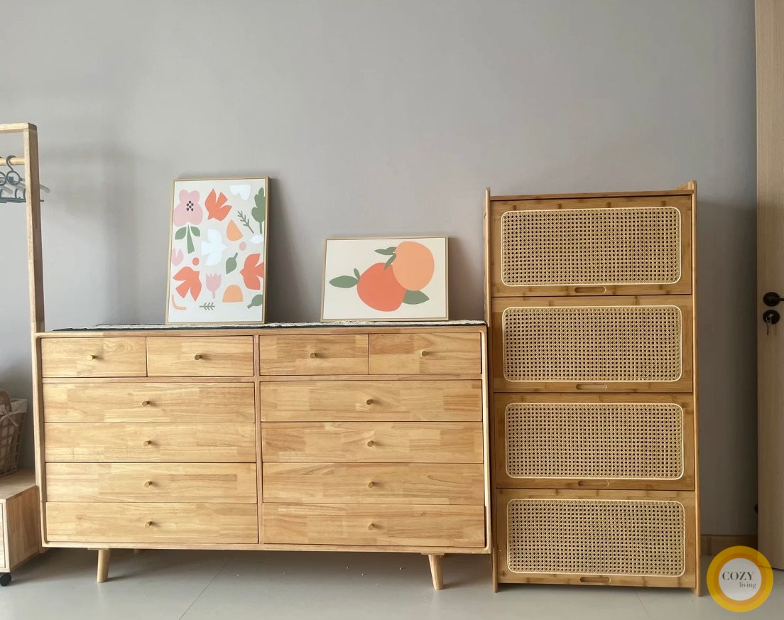 solid wood revolving bookshelf 